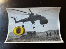 Vintage Authentic Official Vietnam War Photograph Flying Crane Combat