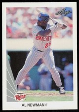 1990 Leaf Al Newman Minnesota Twins #347