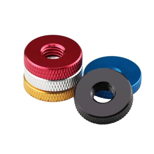 Knurled Thumb Nut Aluminum Alloy Thin Type Hand Grip Knob M5 M6 M8 M10 M16 - Imagen 6 de 34