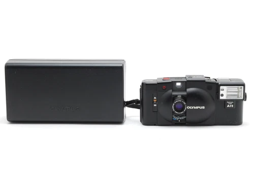 [Almost Unused] Olympus XA2 35mm Film Camera Point & shoot /A11 Flash From JAPAN