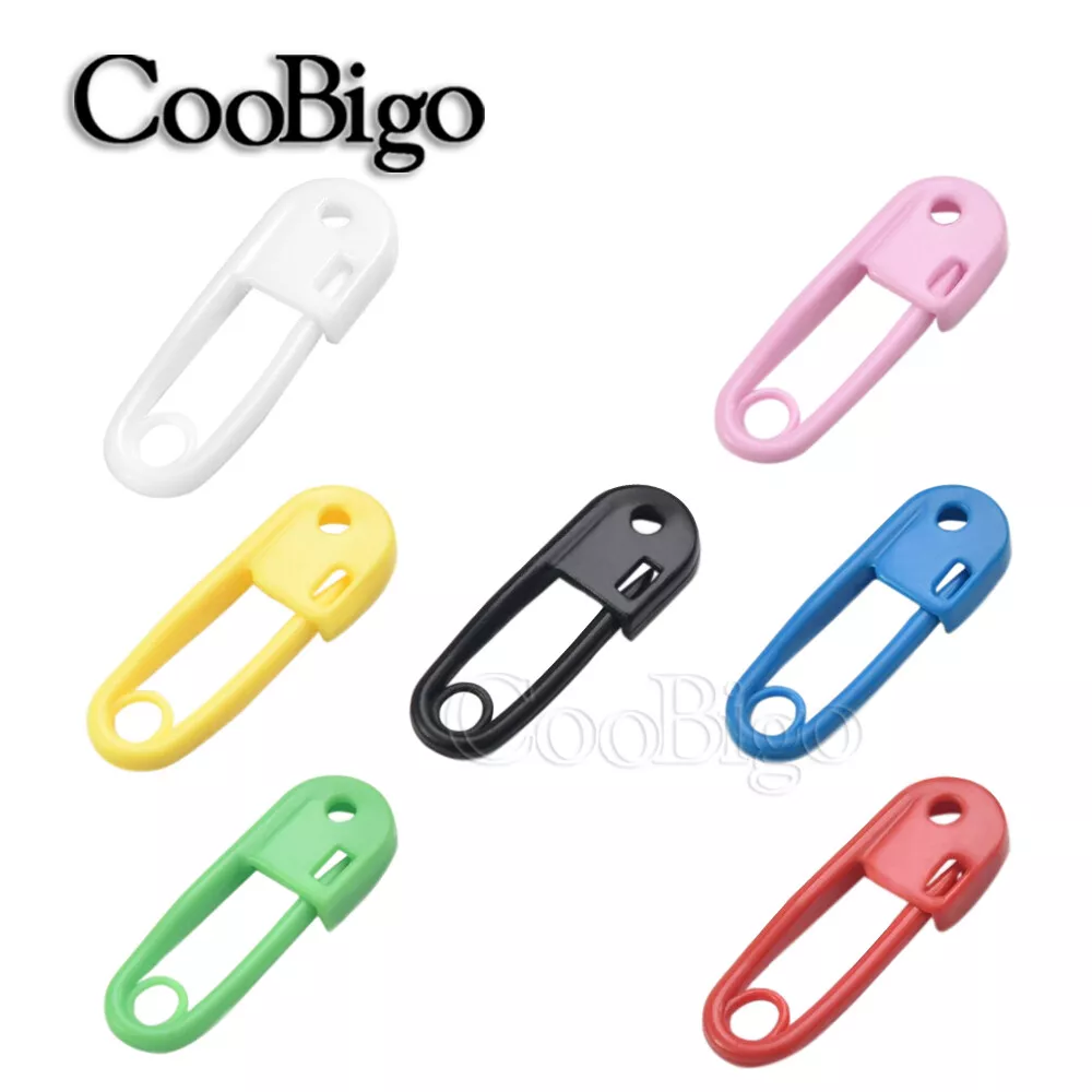 100pcs Plastic Safety Pins Needle For Label Tags Fasteners Charms
