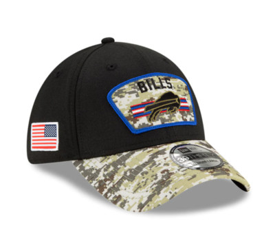 Buffalo Bills New Era Salute to Service Sideline 39THIRTY Flex Hat - Black