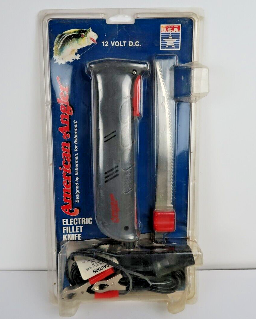 New Old Stock American Angler Electric Fillet Knife M 31001 12v USA