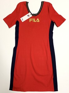 red fila dress