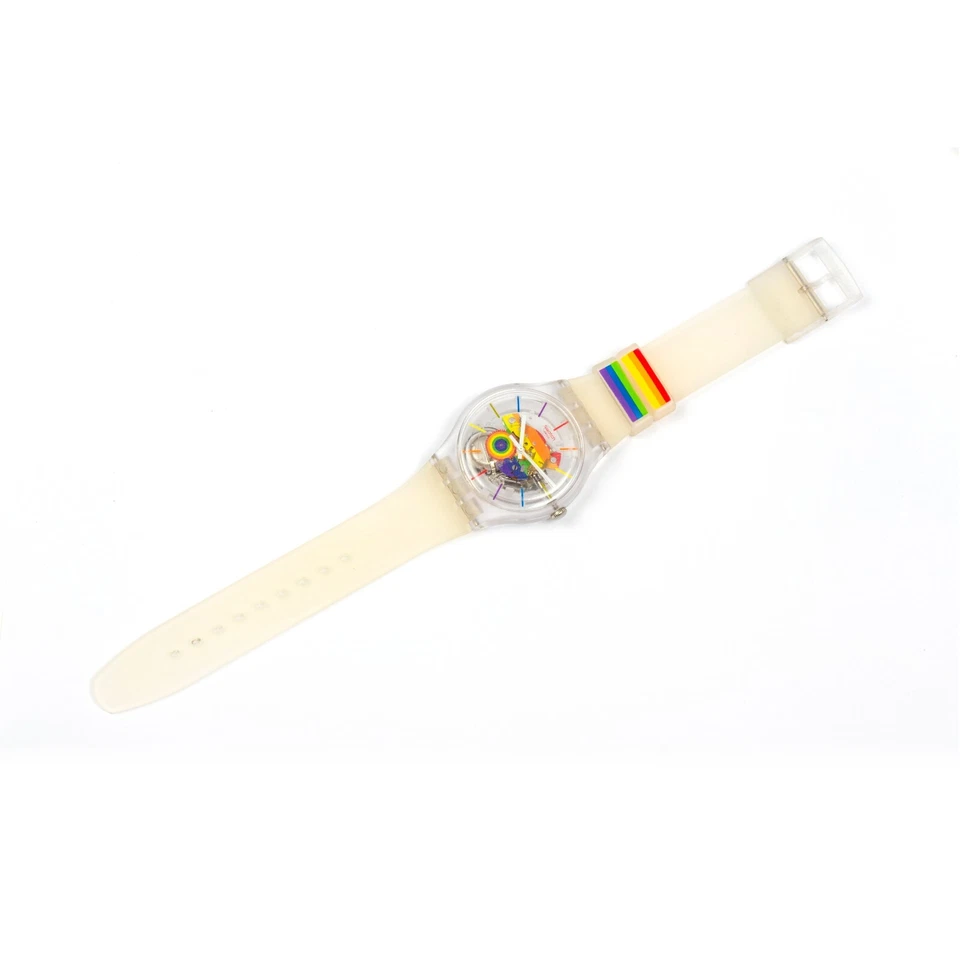 Swatch Alla Parata Pride Watch, Ref. SO29K103 - image 3 of 4