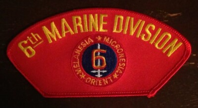 6th Marine Division Orient Melanesia Micronesia Patch For Hats & Jackets
