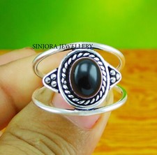Black Onyx Gemstone 925 sterling silver handmade Gift Ring US size 5 to 13