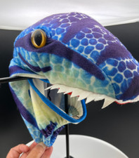 Dinosaur Plush Costume Full Head Blue Triceratops T-Rex 10 Easy to Use VIDEO