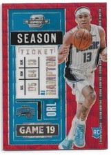 RJ Hampton  RC ▪ 2020-21 Contenders Optic Tmall RED WAVE Prizm Season Ticket