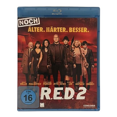 R.E.D. 2 Bruce Willis John Malkovich Anthony Hopkins | Blu-ray | 2014
