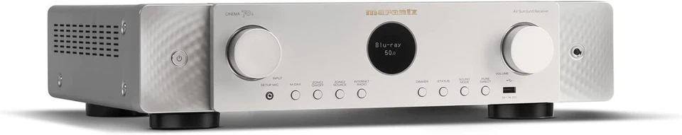 Marantz Cinema 70s Silver Slimline AV Surround Receiver 7.2 Channel 8K AC100V - Image 4 of 4