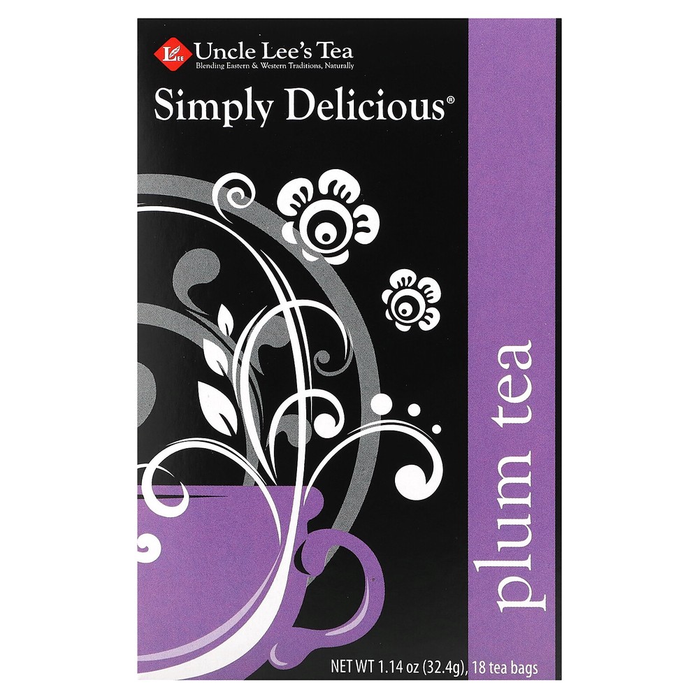 Simply Delicious, Plum Tea, 18 Tea Bags, 1.14 oz (32.4 g)