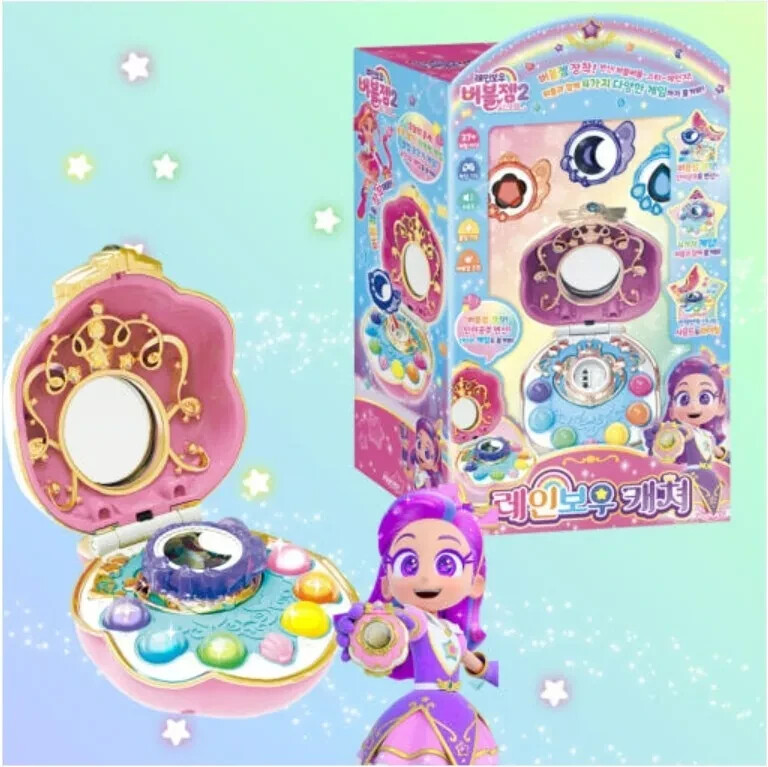 Rainbow Bubble Gem] Secret Season2 Rainbow Catcher Sound&Light Toy