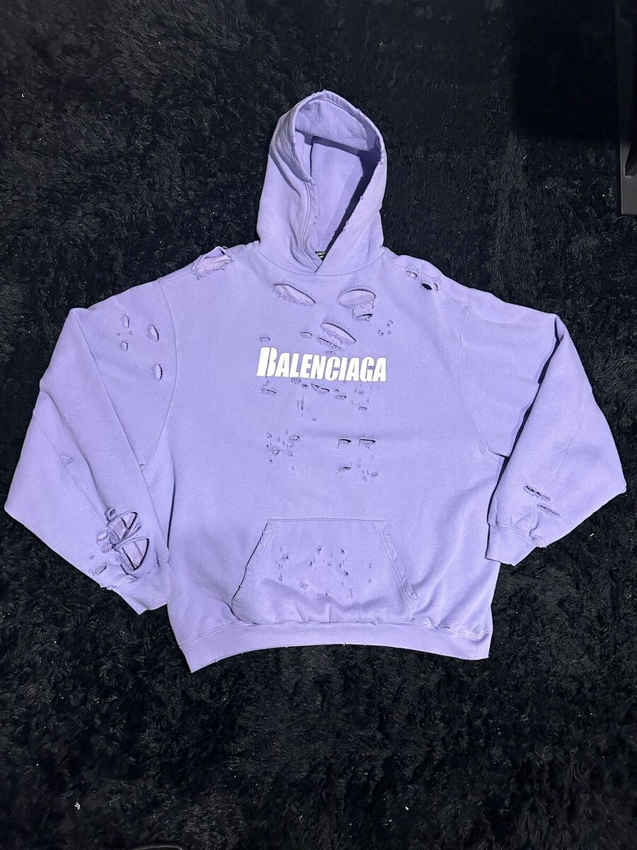 Balenciaga Caps Destroyed Hoodie | eBay Balenciaga Caps Destroyed Hoodie | eBay