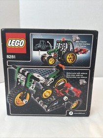 Lego Technic - Mini Tractor / Motorcycle W/ Sidecar Set #8281 - New Sealed Box