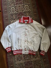 Ohio State Buckeyes Vintage 70s Football Varsity Bomber Jacket - Agler-Davidson