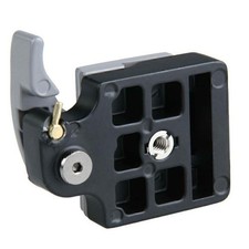 Black Camera Plate Adapter For 3/8  Nuts Plate Quick Release Connection Adapter