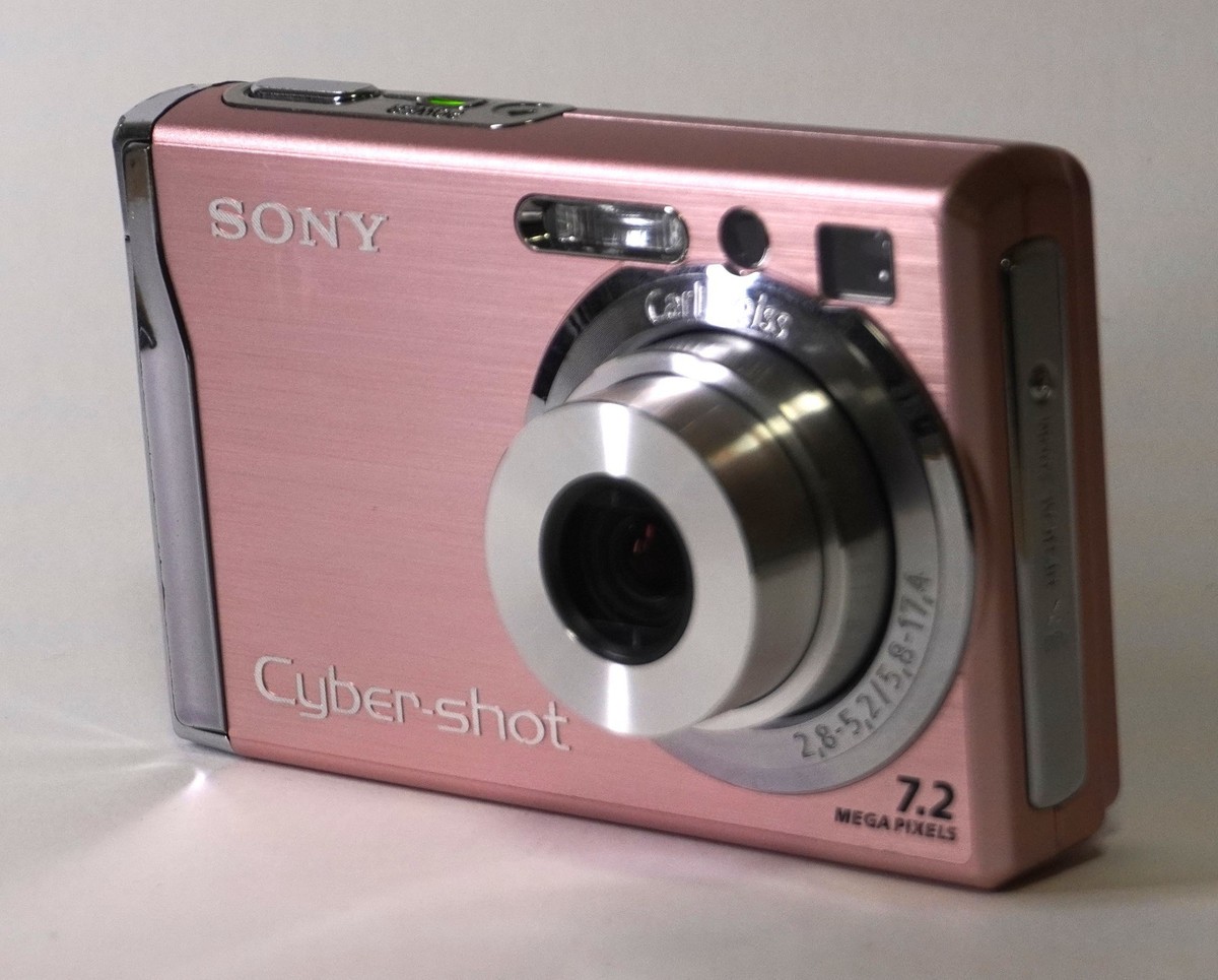 Sony Cyber-shot DSC-W80 7.2MP Digital Camera - Pink for sale