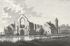 WORCS. Dudley Priory, Worcestershire 1775 old antique vintage print picture