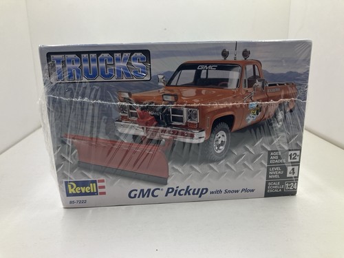 REVELL 85-7222 GMC PICKUP WITH SNOW PLOW 1/24 MODEL KIT - NEW FACTORY SEALED - Picture 6 of 6