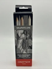 Caran d'Ache 775-311 Graphite Line Multi-Techniques Sketching Set New In Box