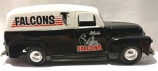 Ertl 1951 GMC Panel Truck Atlanta Falcons Die Cast Bank No Bottom Panel B2
