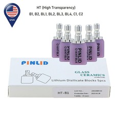 US C14 Dental Emax HT Glass Ceramic Blocks Lithium Disilicate CEREC CAD/CAM