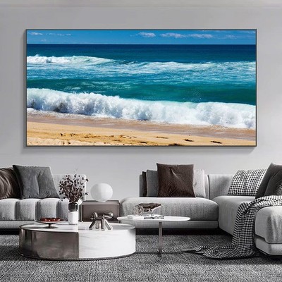 Sea Beach Landscape Canvas Painting Canvas Wall Art Prints Art Wall Decor Poster