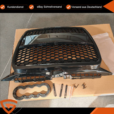 Kühlergrill Waben Grill Schwarz hochglanz passt für Audi A3 8P 03-08 auch RS3