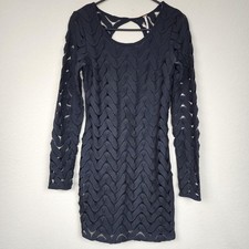 Free People Long Sleeve XS Black Dress