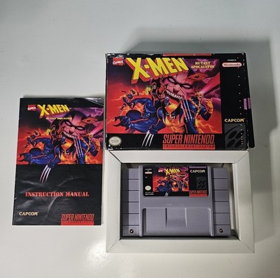 X-Men Mutant Apocalypse Nintendo SNES NTSC U/C (US/Kanada) Super Nintendo CIB