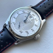 Orologio Pierre Paulin 34mm Jumping Hour Quadrante Bianco Automatico ST17 Meccanico