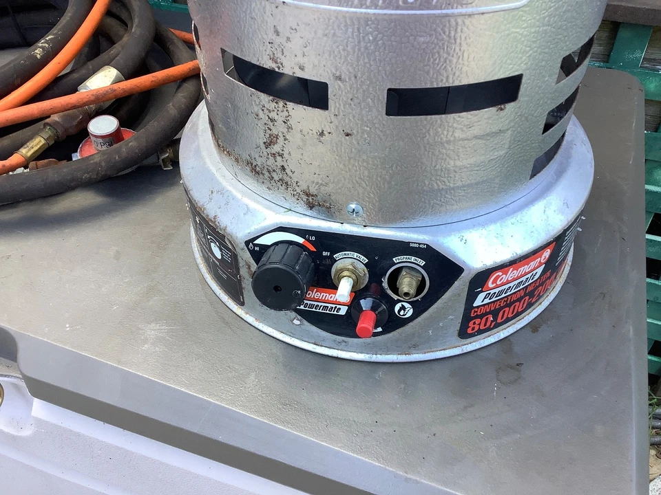 Coleman Powermate 80.000 BTU-200.000 BTU calentador de propano de convección 45085-751 Foto 4 de 4