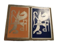 Reynolds Metals Aluminum Two Decks Playing Cards Set With Original Box Sealed