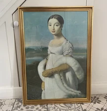 Ingres Framed Art Print Mademoiselle Riviere Jean Auguste Dominique Ingres L