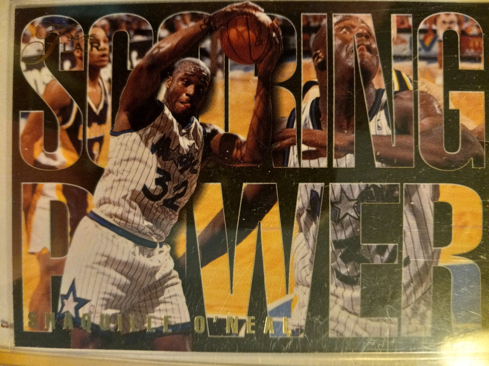 1994-95 Flair Shaquille O’neal Scoring Power 5 of 10 Magic Legend HOF Shaq