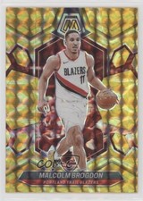 2023-24 Panini Mosaic Reactive Yellow Mosaic Prizm Malcolm Brogdon #190 fm0