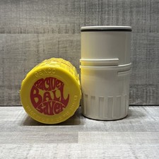 VTG Yellow Gexco Racquetball Saver - Holds Two Balls - Made in USA Free Shipping