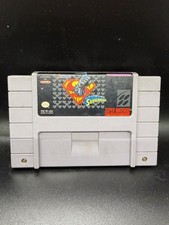 The Death and Return of Superman Super Nintendo SNES Video Game Action