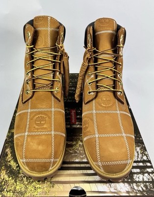 Timberland x Supreme - 6'' Patchwork Boots Size: UK9 / US9.5/ EU