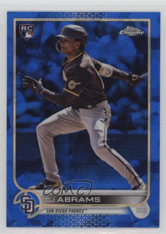 2022 Topps Chrome Sapphire Edition CJ Abrams #280 19b1