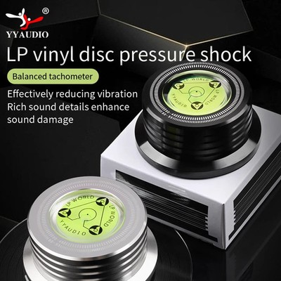 YYAUDIO Universal 50Hz LP Vinyl Record Player Disc Turntable Stabilizer With Lev