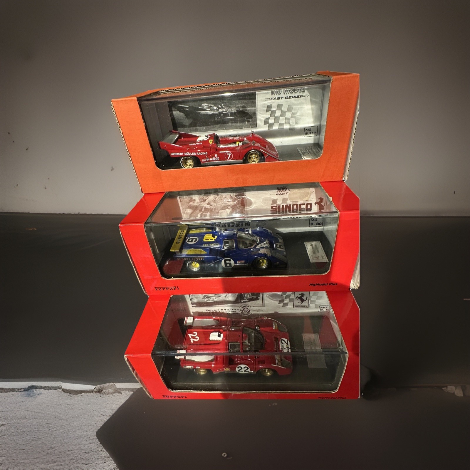 Ferrari 512M MG Model 1/43 voiture miniature de collection CanAm Daytona Imola