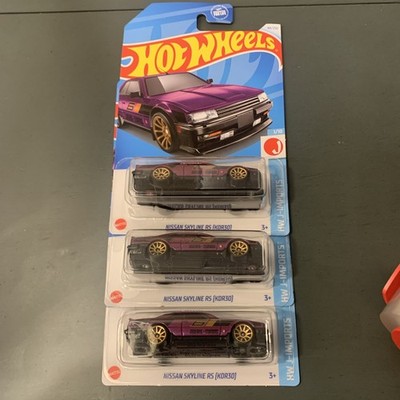 Hot Wheels 2022 Lot Of Three Nissan Skyline RS (KDR30) HW J-Imports Lot Of 3