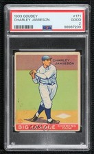 1933 Goudey Big League Chewing Gum R319 Charlie Jamieson #171 PSA 2 uk2