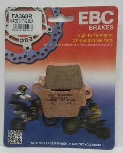 Pastillas de freno de disco traseras sinterizadas EBC (1 juego) para Husqvarna Fe501 (2014 a 2024) Foto 2 de 4