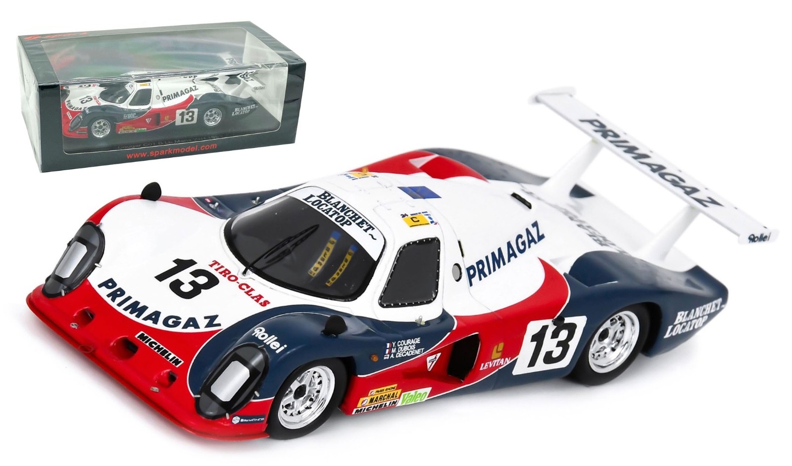 Spark S9500 Cougar C01B 'Courage Competition/Primagaz' Le Mans 1983 - 1/43 Scale
