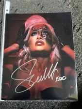 Scarlett Bordeaux *Tick Tock* Hand Signed 8x10 *inc COA* Wrestling WWE Women 