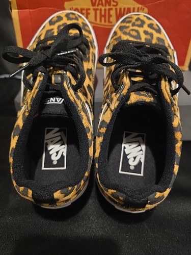 Vans Off The Wall Black/White Cheetah With Box - Picture 5 of 7