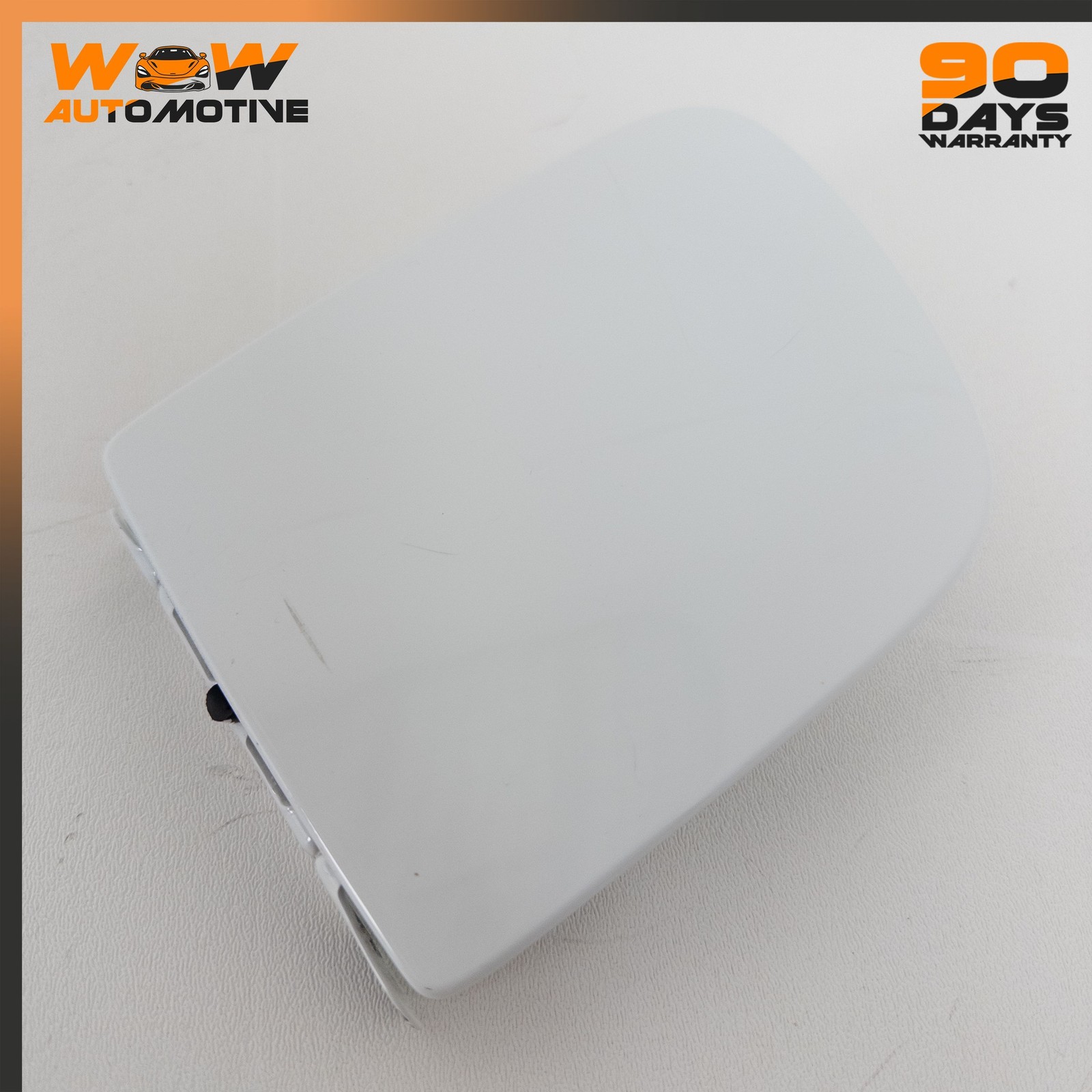 08-13 CHEVROLET CORVETTE C6 FUEL DOOR LID GAS TANK COVER WHITE 20978682 OEM